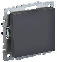 Выключатель без рамки IEK Brite ВС10-1-0-БрГ 1-кл. графит картинка